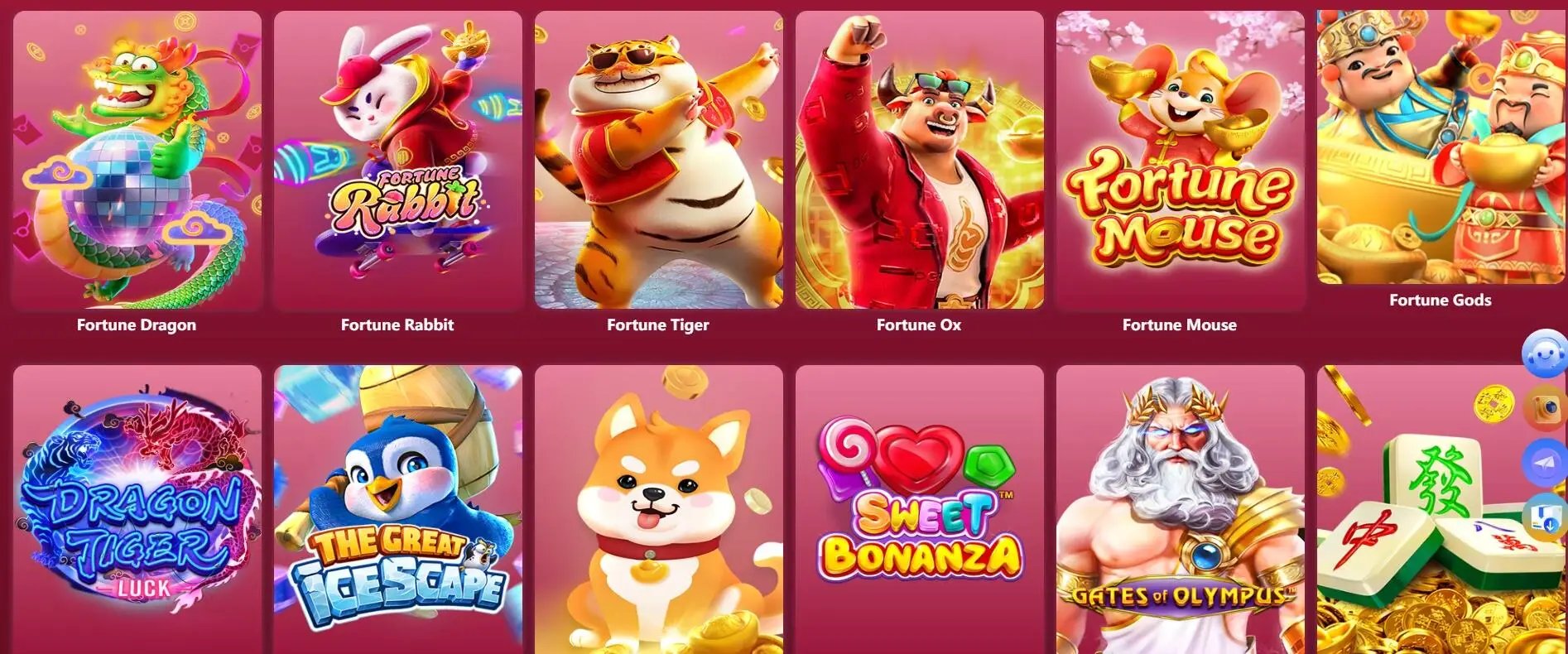 PG Soft Mahjong Ways နှင့် Pragmatic Play Slot ဂိမ်းများ